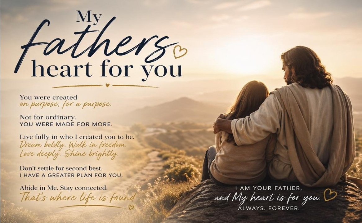 God's father heart for you to live fully in purpose beyond better